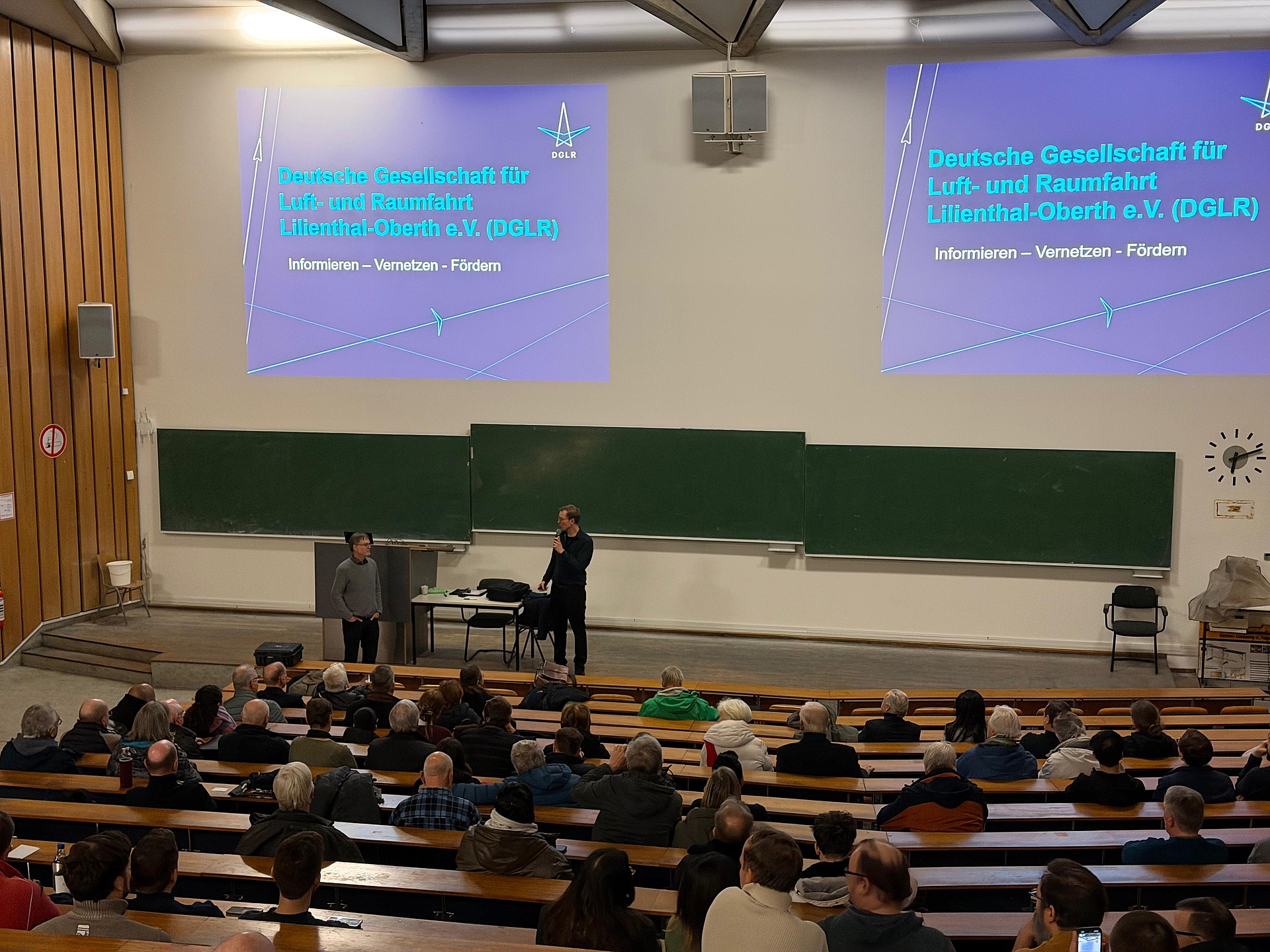 Stefan Hein und Jens Freymuth eröffnen den DGLR-Abend